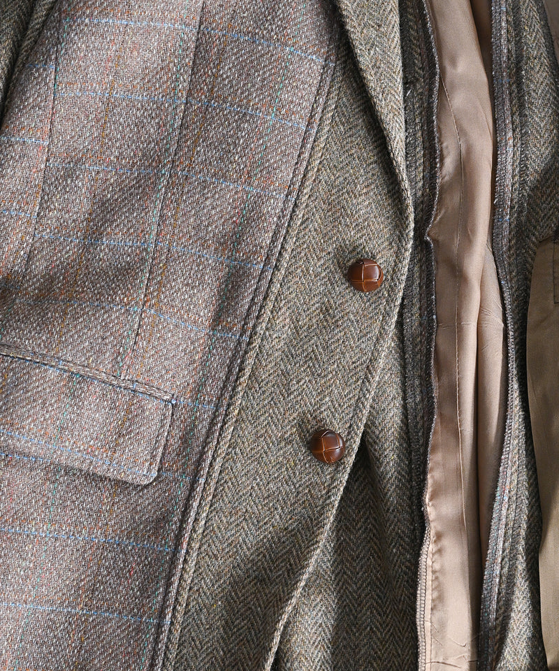 circa make cutback wide tweed jacket - 77circa