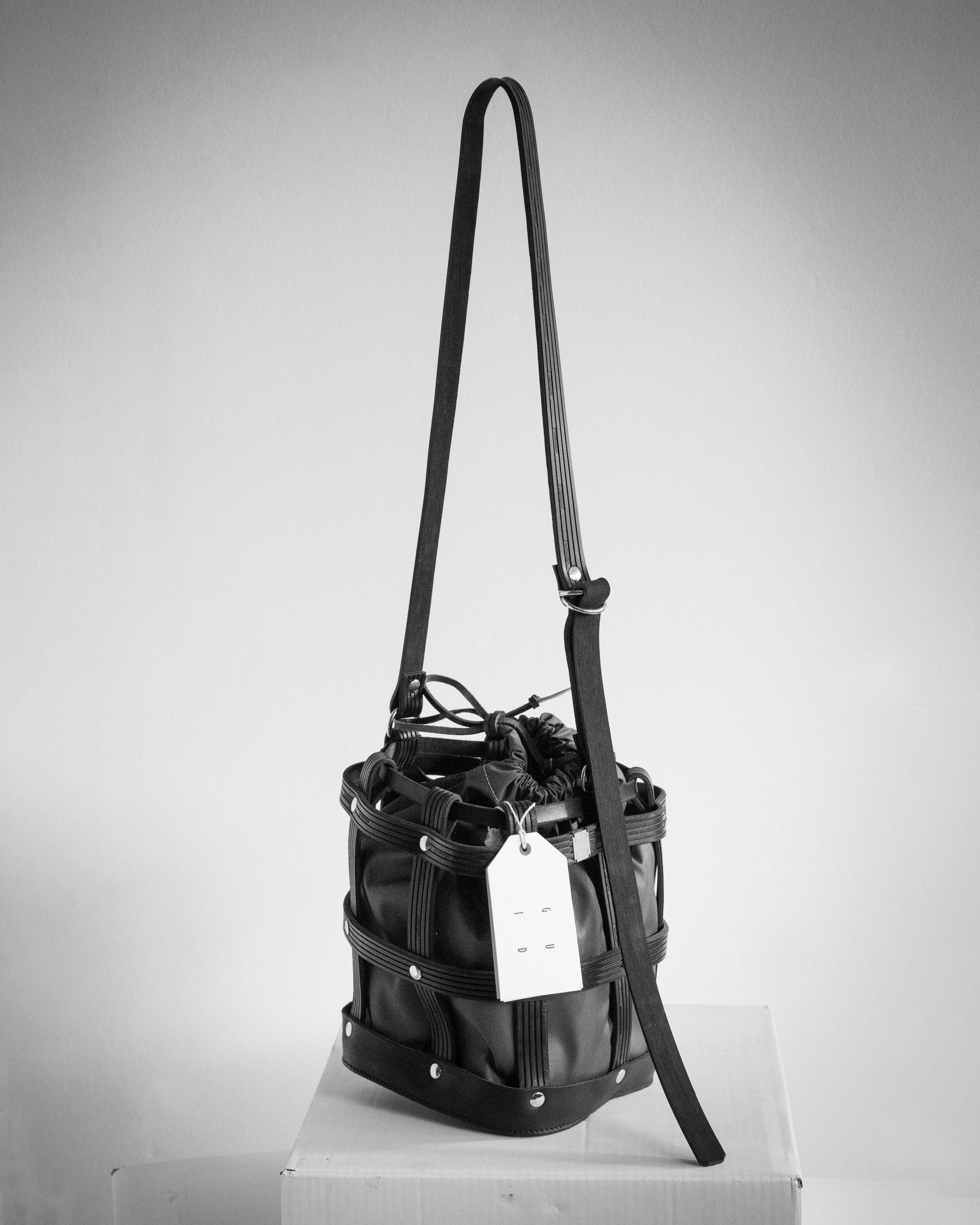 AB3 NYLON RUBBER BACKET BAG