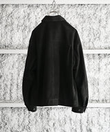 SUEDE SHORT SHIRT JACKET - ANCELLM