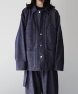 Silk Denim Coverall - Blanc YM
