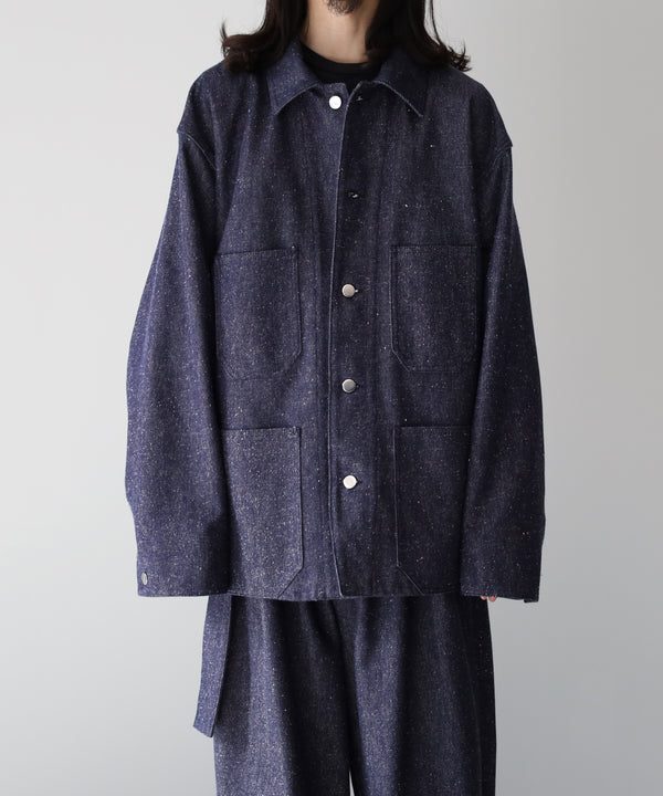 Silk Denim Coverall - Blanc YM