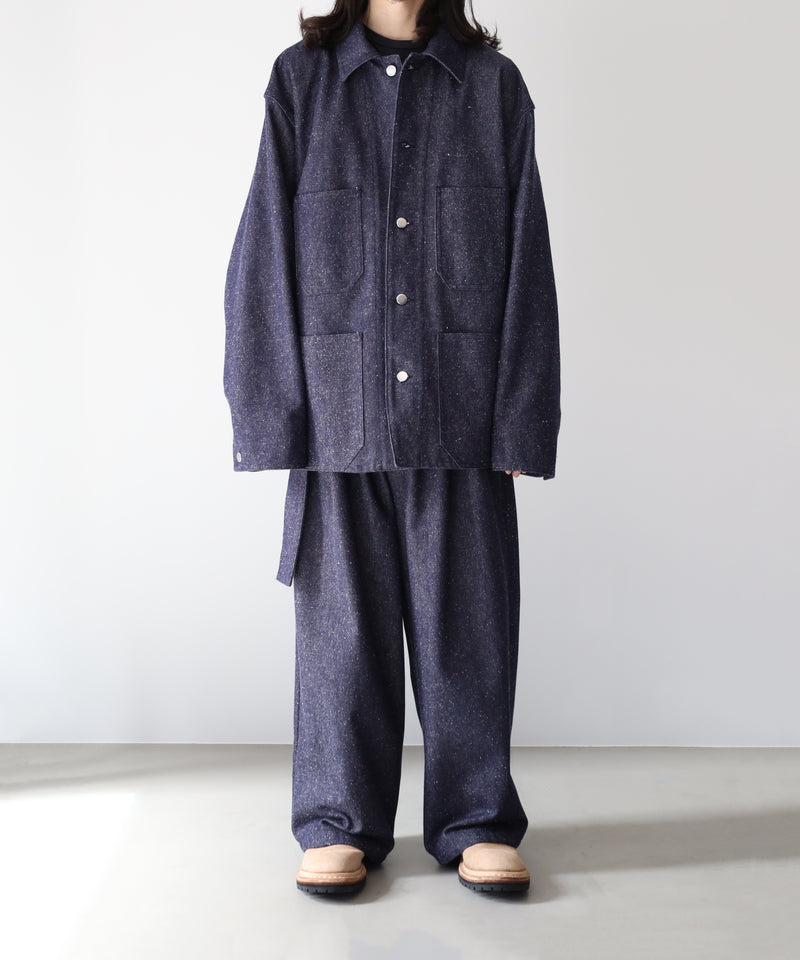 Silk Denim Coverall - Blanc YM