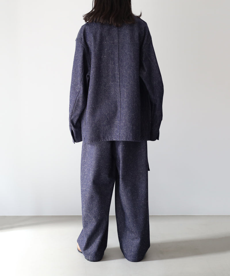 Silk Denim Coverall - Blanc YM