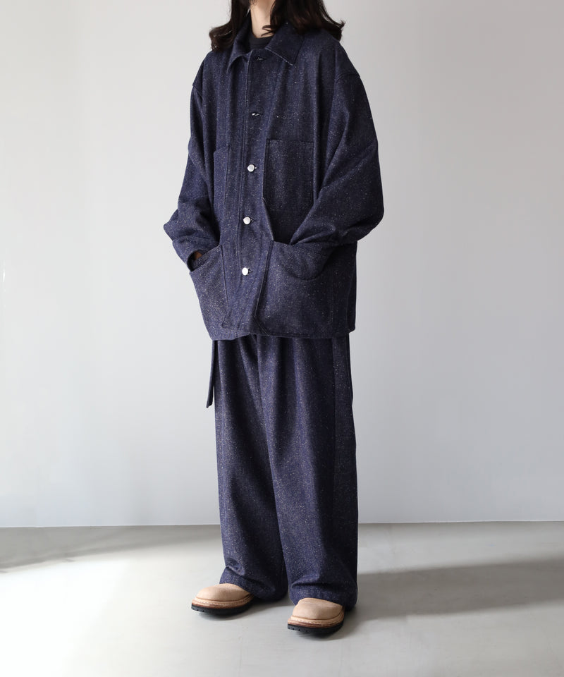 Silk Denim Coverall - Blanc YM
