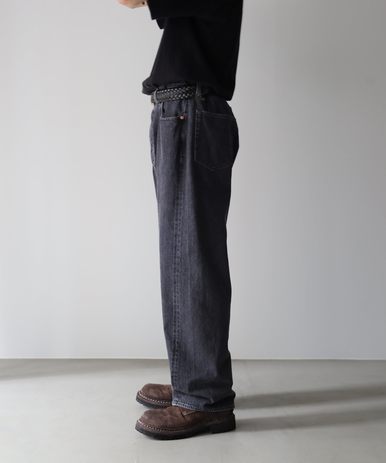 LAST1>> WASHED SELVEDGE DENIM 5P PANTS - ULTERIOR – C THE C