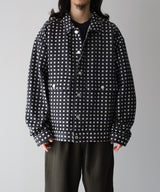 GRID DENIM JACKET - REVERBERATE