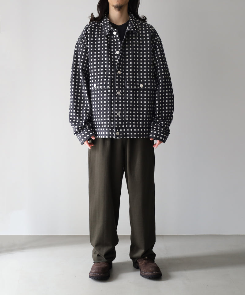 GRID DENIM JACKET - REVERBERATE