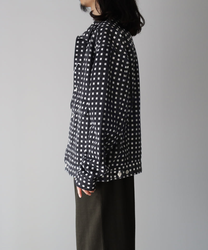 GRID DENIM JACKET - REVERBERATE