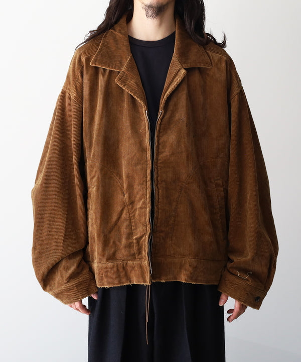 CORDUROY ZIPUP JACKET - ANCELLM