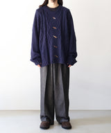EMBROIDERY CABLE STICH KNIT - ANCELLM