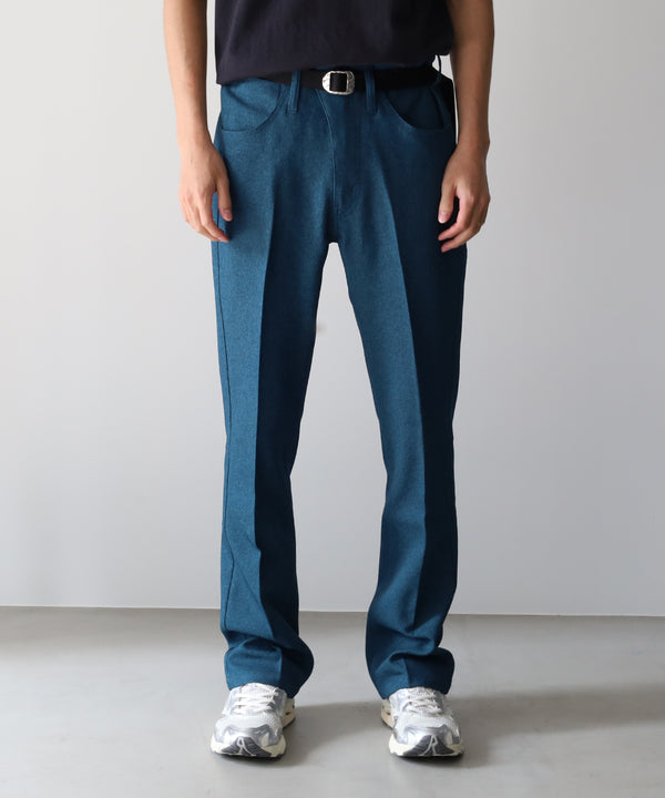 RESEARCHED 5P PANTS / POLY MIX TWILL -SandWaterr