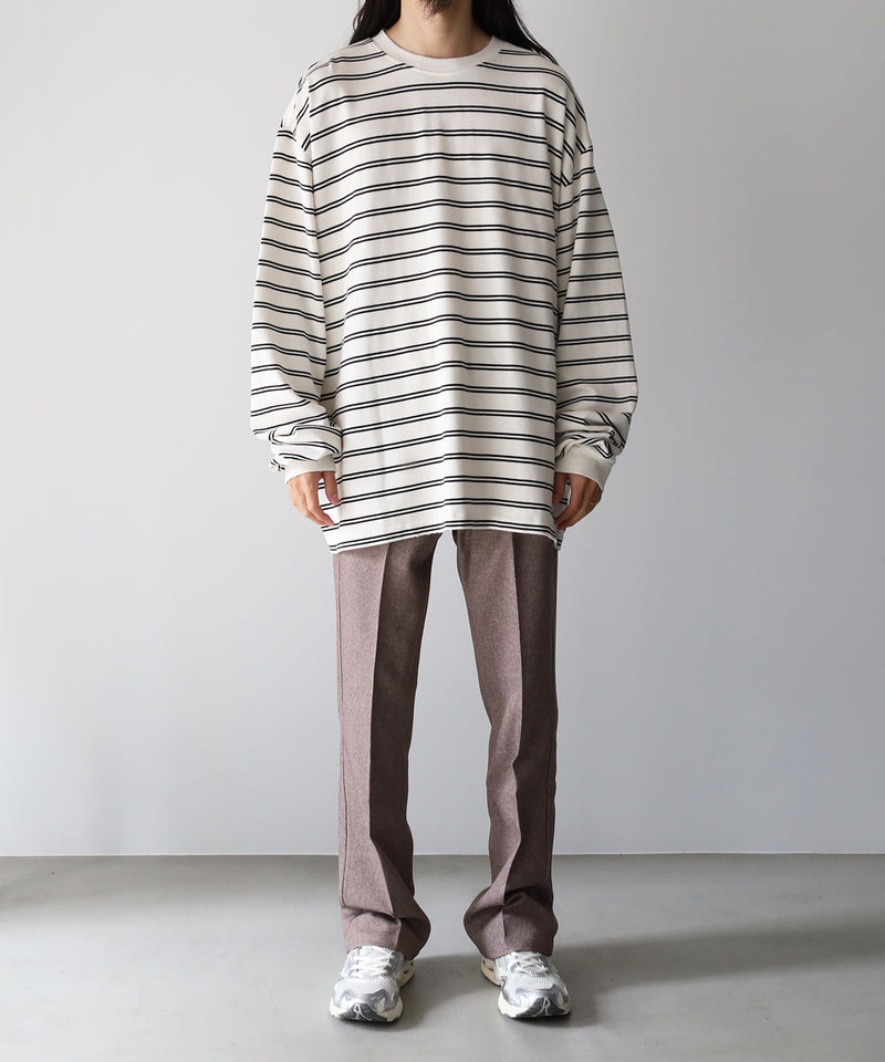 RESEARCHED 5P PANTS / POLY MIX TWILL -SandWaterr