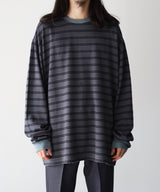 RESEARCHED TEE LS / COTTON BORDER JERSEY -SandWaterr