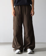 ORGANIZED WIDE EASY PANTS / RIPSTOP NYLON -SandWaterr