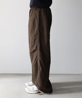ORGANIZED WIDE EASY PANTS / RIPSTOP NYLON -SandWaterr