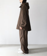 ORGANIZED HOODED PULLOVER / RIPSTOP NYLON -SandWaterr