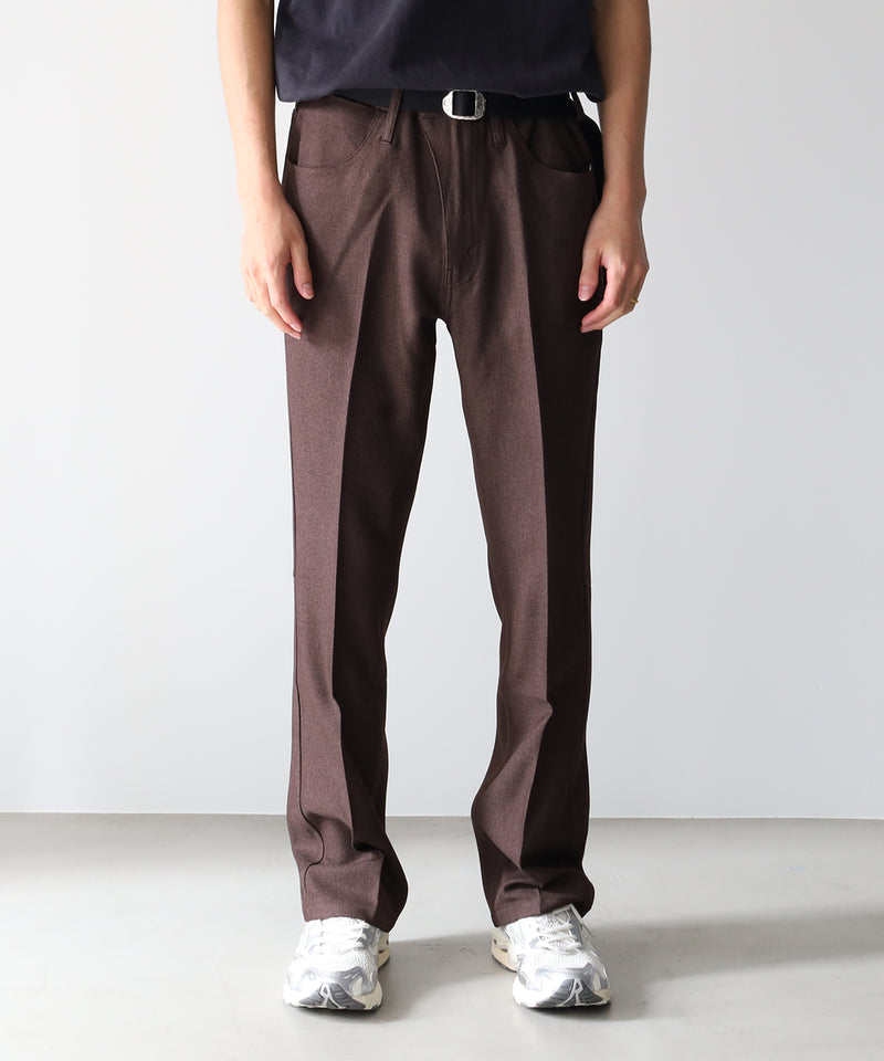 RESEARCHED 5P PANTS / POLY MIX TWILL -SandWaterr