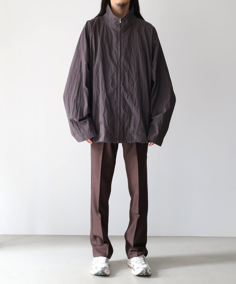 COTTON NYLON TRACK JACKET - Blanc YM