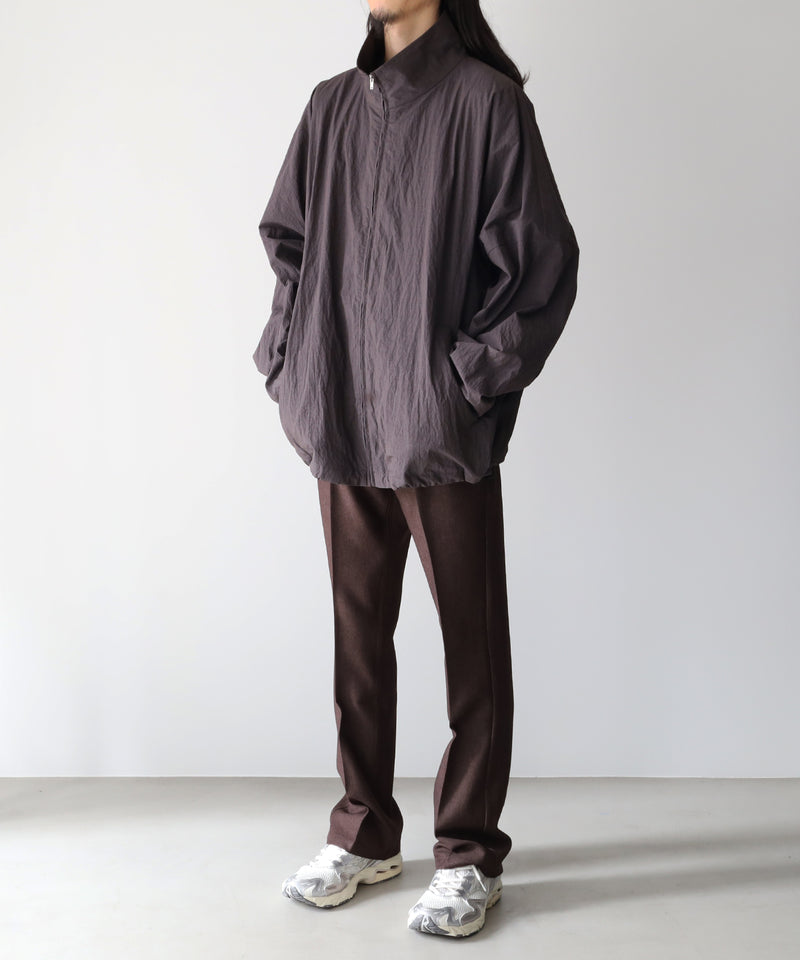COTTON NYLON TRACK JACKET - Blanc YM