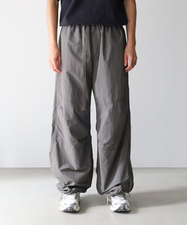 ORGANIZED WIDE EASY PANTS / RIPSTOP NYLON -SandWaterr
