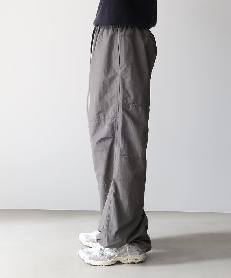 ORGANIZED WIDE EASY PANTS / RIPSTOP NYLON -SandWaterr
