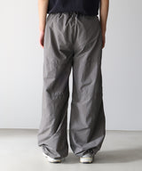 ORGANIZED WIDE EASY PANTS / RIPSTOP NYLON -SandWaterr