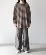 ORGANIZED WIDE EASY PANTS / RIPSTOP NYLON -SandWaterr