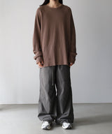 ORGANIZED PULLOVER TOP / COTTON THERMAL -SandWaterr