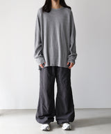ORGANIZED WIDE EASY PANTS / RIPSTOP NYLON -SandWaterr