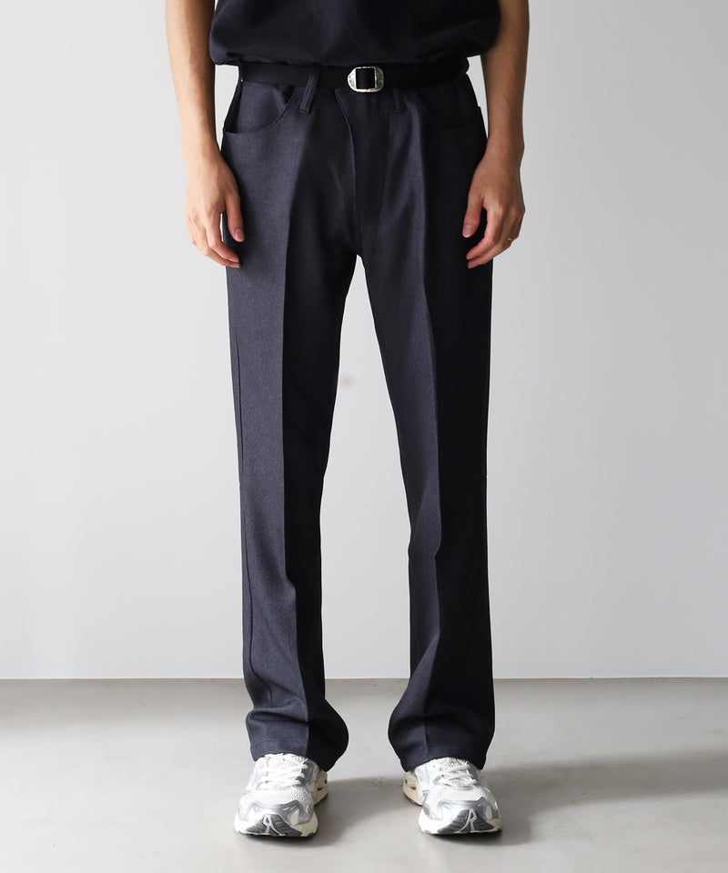 RESEARCHED 5P PANTS / POLY MIX TWILL -SandWaterr