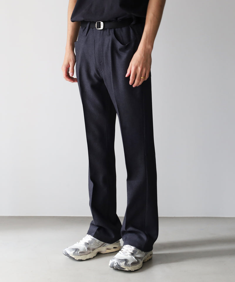 RESEARCHED 5P PANTS / POLY MIX TWILL -SandWaterr