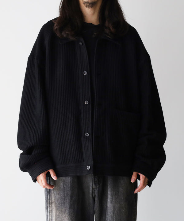 WOOL CORDUROY WORK SHIRT JACKET - ANCELLM