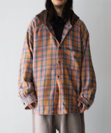NEL CHECK HOODIE SHIRT - ANCELLM