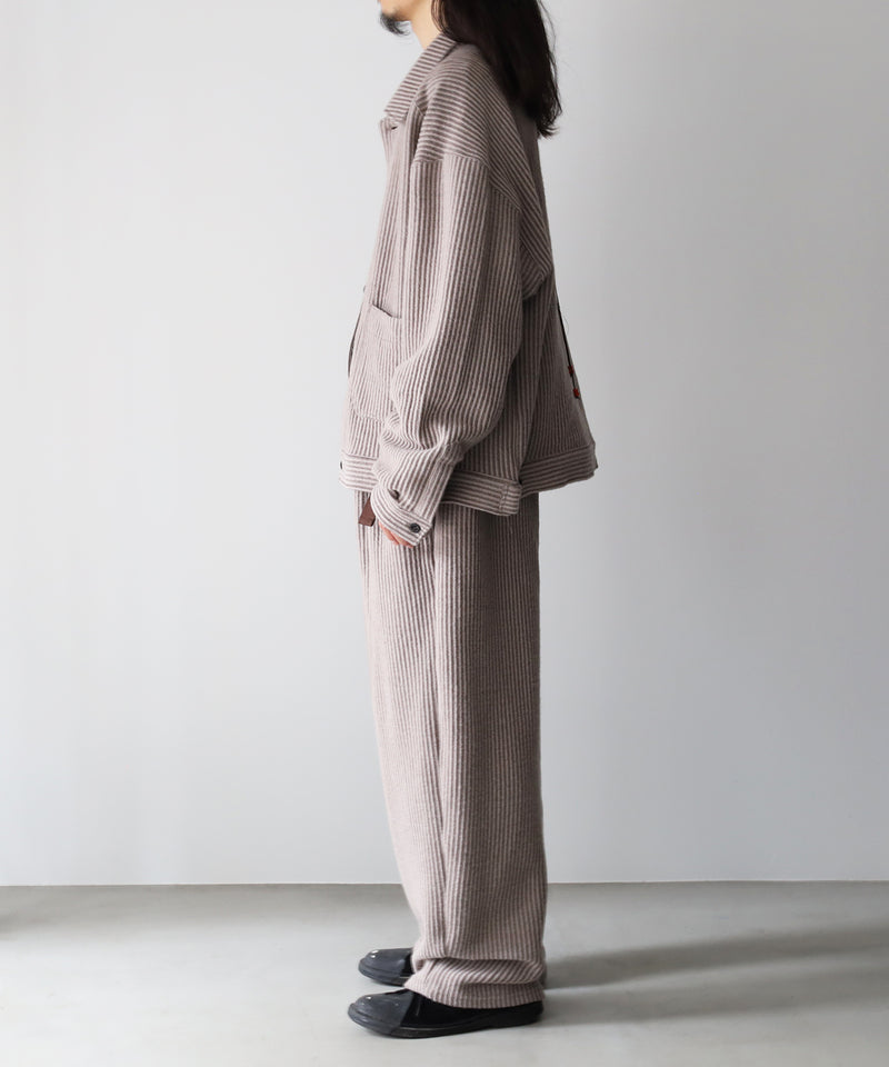 WOOL CORDUROY WORK SHIRT JACKET - ANCELLM