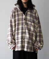 NEL CHECK HOODIE SHIRT - ANCELLM