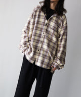 NEL CHECK HOODIE SHIRT - ANCELLM