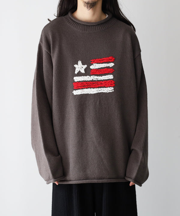 KNITTED ROLL NECK SWEATER - RICENINETEN