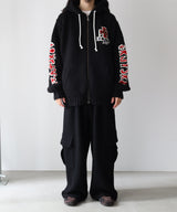 LAST1>> HAND KINITTED SK8 ZIP HOODIE - RICENINETEN