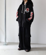 LAST1>> HAND KINITTED SK8 ZIP HOODIE - RICENINETEN
