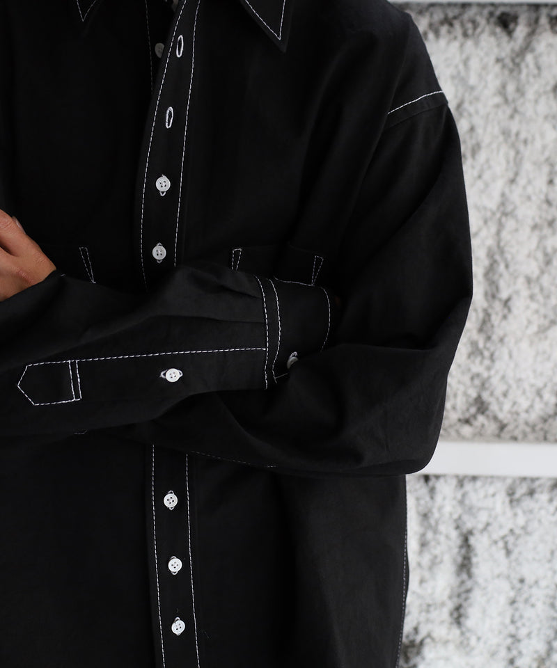 Contrast Stitch Shirt - AXIS