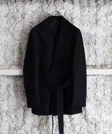 FRENCH TWILL BELTED JACKET - RAINMAKER
