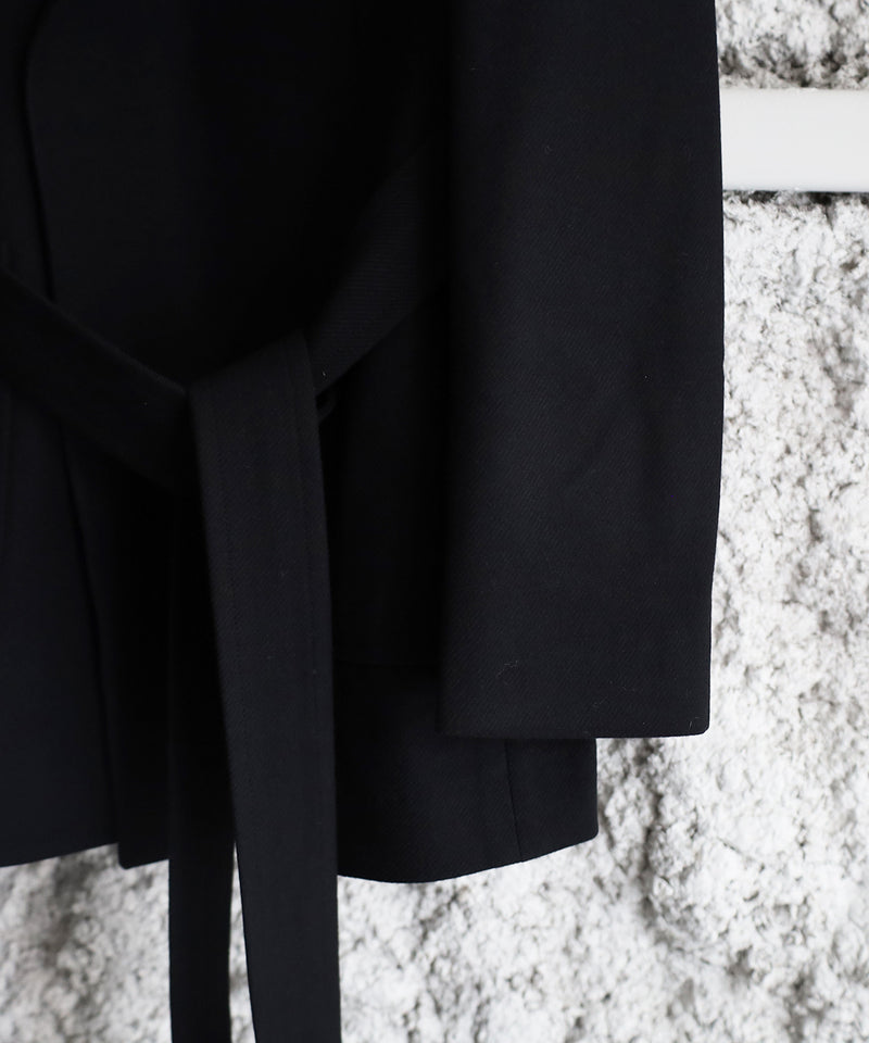 FRENCH TWILL BELTED JACKET - RAINMAKER