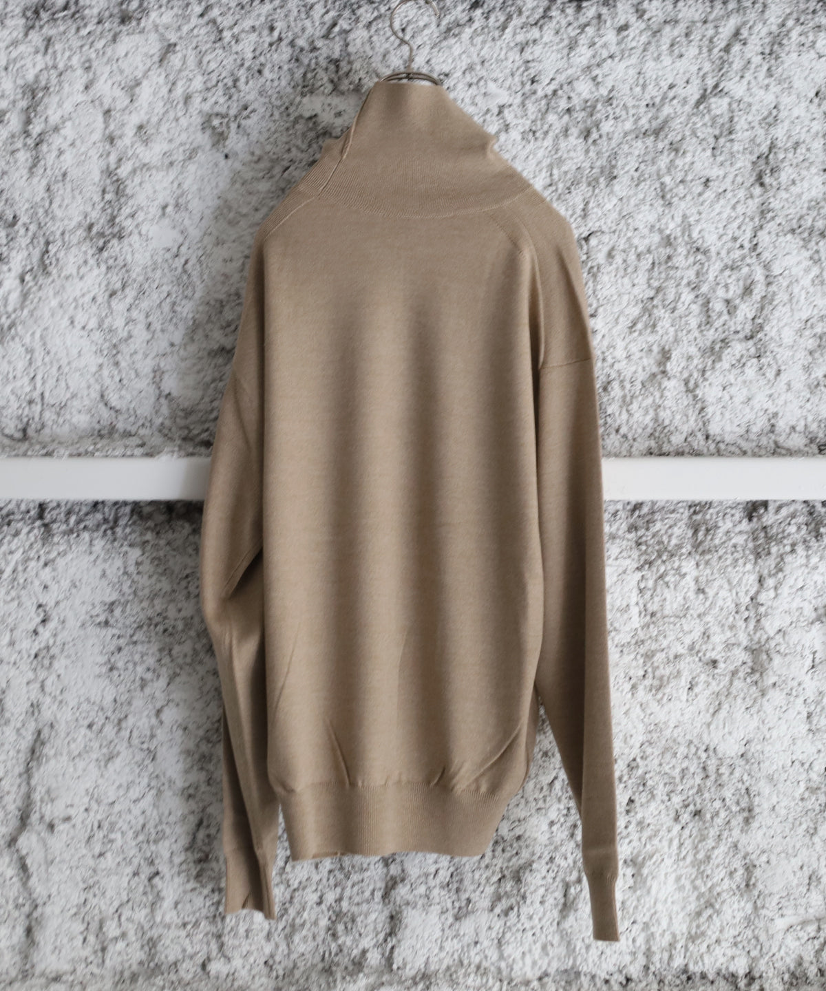 【定価1.7万】クレプスキュール crepuscule *鹿の子ニットプルオーバー*Fグレーブラウン長袖カットソー(33-2309-540)【70J32】 crepuscule 【定価1.7万】クレプスキュール *鹿の子ニットプル
