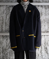 circa make wide cutback navy school jacket - 77circa
