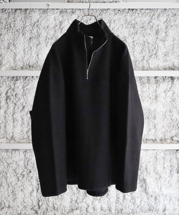 Wool half zip pullover - Blanc YM