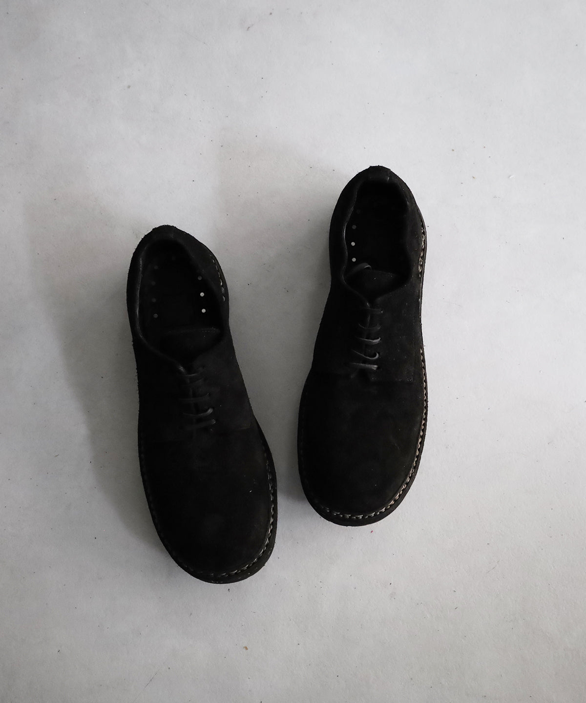 GR02V Horse REVERSE Laced BIG Daddy Shoes - GUIDI Black / 42