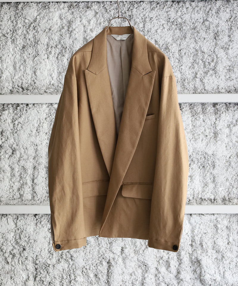 BUTTONLESS TAILORED JACKET - ANCELLM