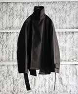 Leather Short Trench Coat - Blanc YM