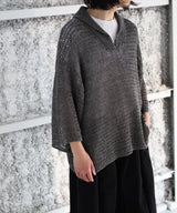 Normandie linen Hand knitted cowichan sweater - walenode