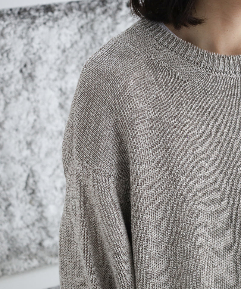 Linen Knit Pullover - reverve
